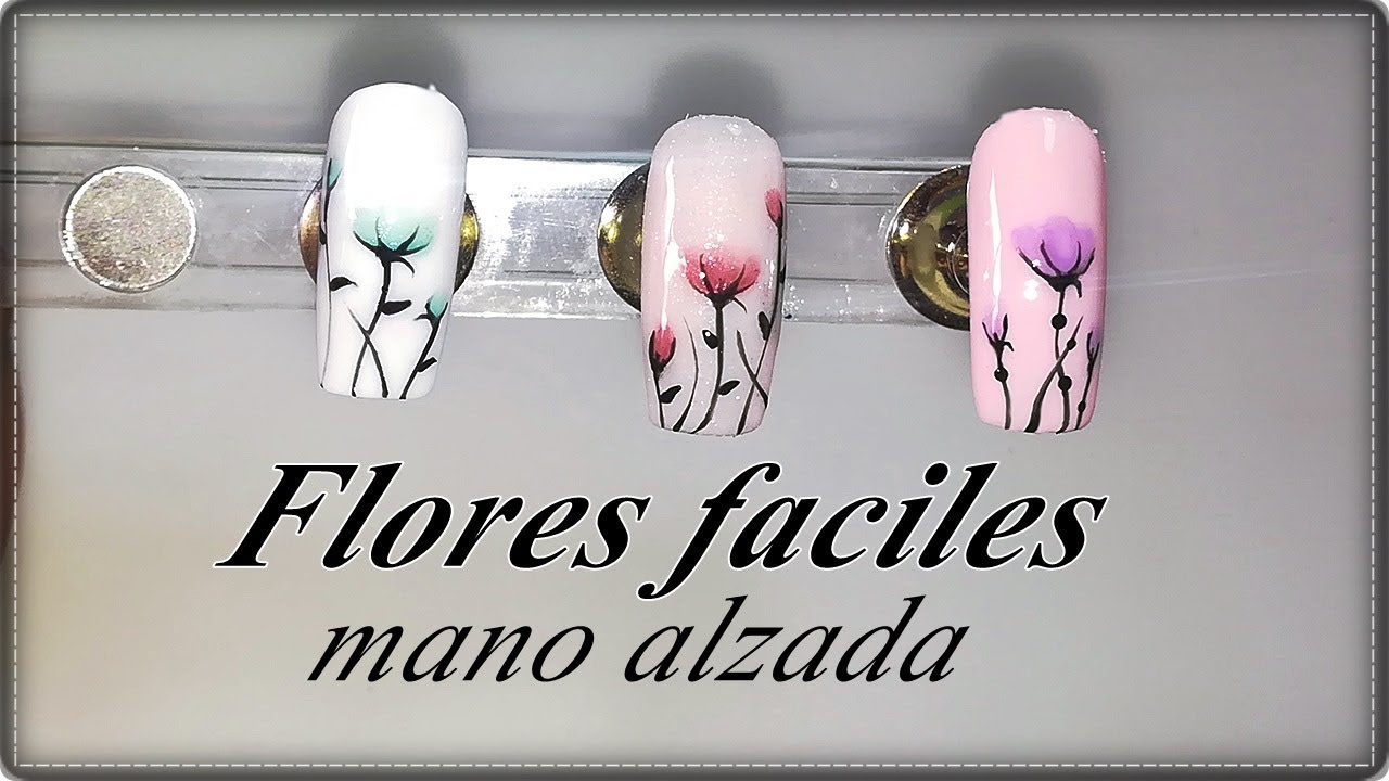 Flores fáciles🌸con esmaltes semipermanentes🌸/ Desingnails Tay