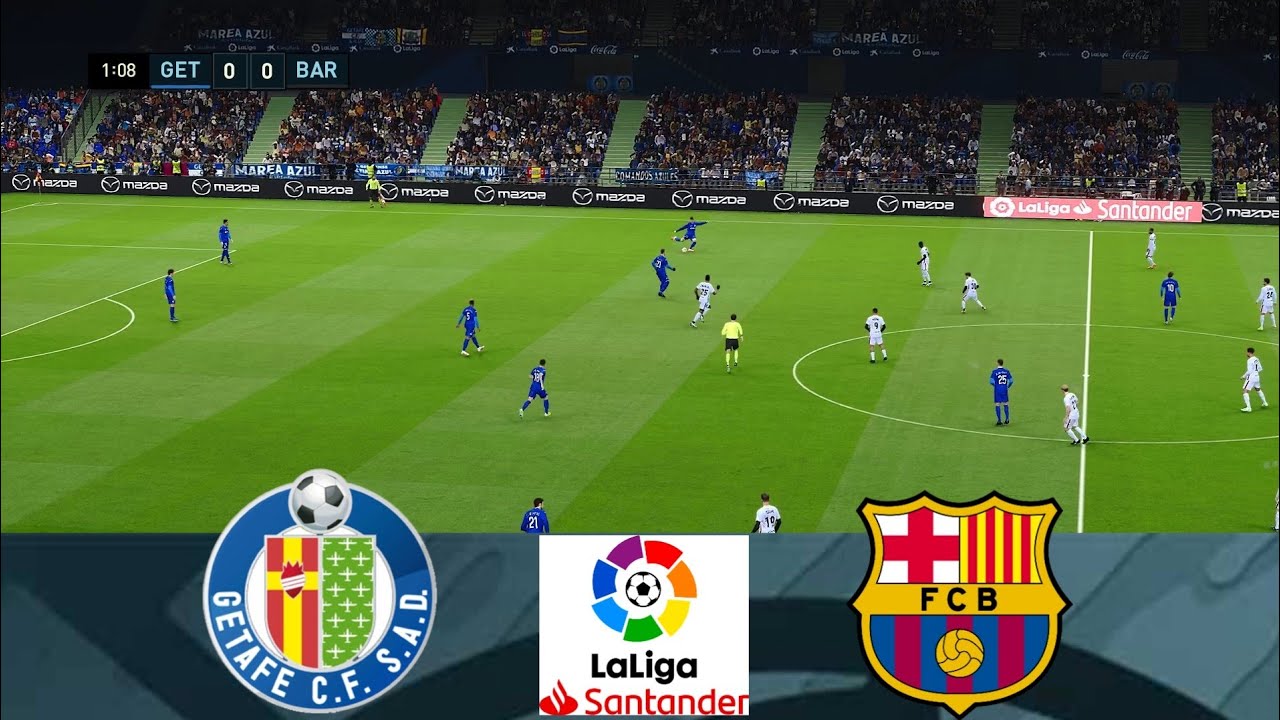 Getafe vs Barcelone [0-0] La Liga 2022 - Match complet