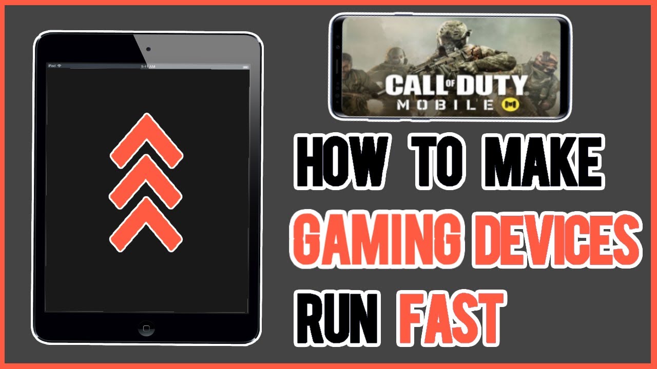 How to SPEED UP YOUR GAMING DEVICES to run faster and have smoother gameplay
