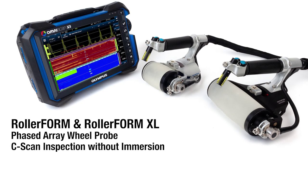 Introducing the RollerFORM™ XL Phased Array Wheel Probe Scanner