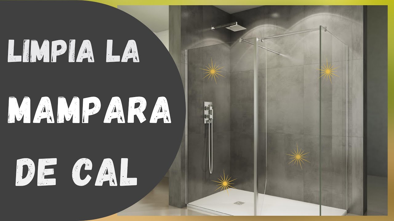 Limpiar mampara de ducha llena de CAL 👉 Rápido y FÁCIL (TRUCO para limpiar la mampara)