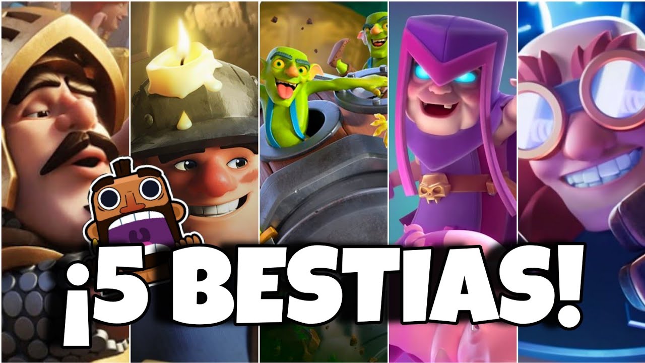 LOS 5 MEJORES MAZOS DE CLASH ROYALE 💪😨 PARA SUBIR COPAS - THEJATS10