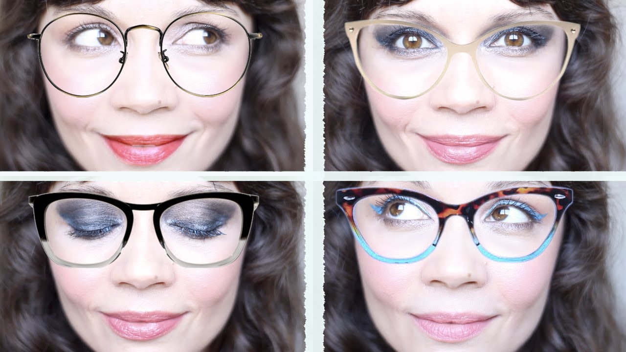 Maquillajes para gafas y gafas para cada forma de rostro | Makeup for glasses (for your face shape)