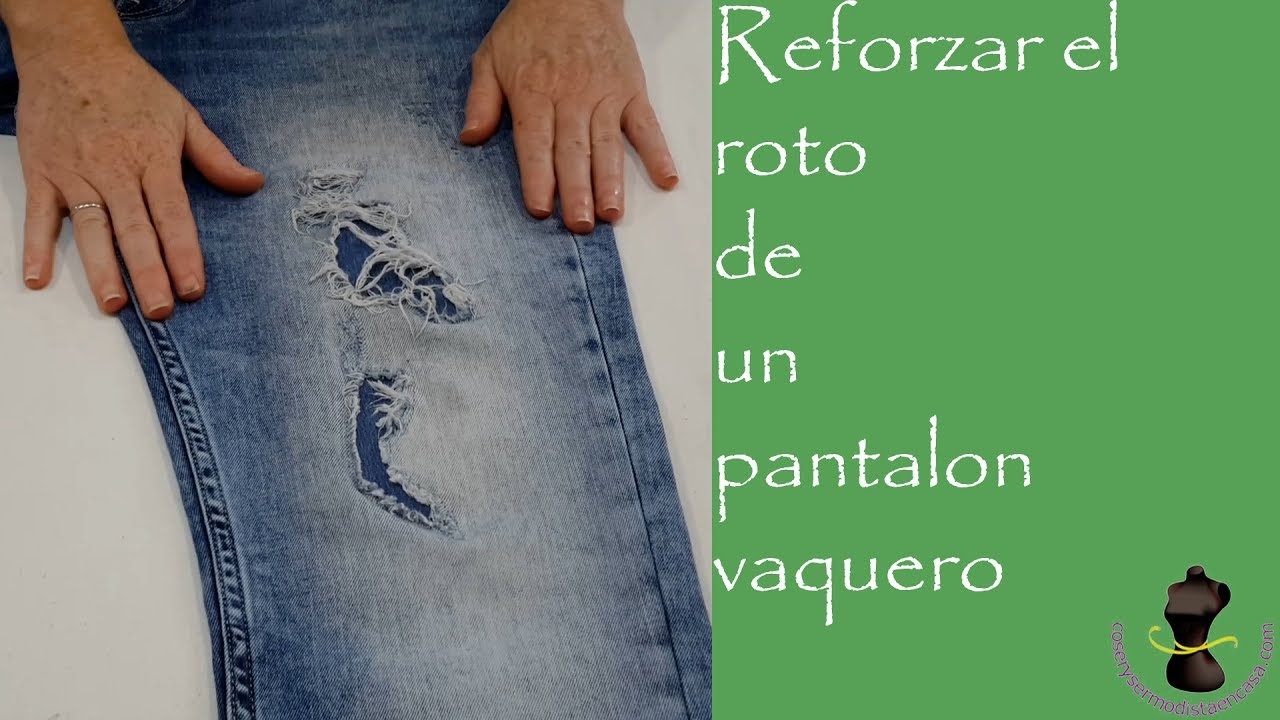 Réparer et renforcer un effet déchiré sur jeans
