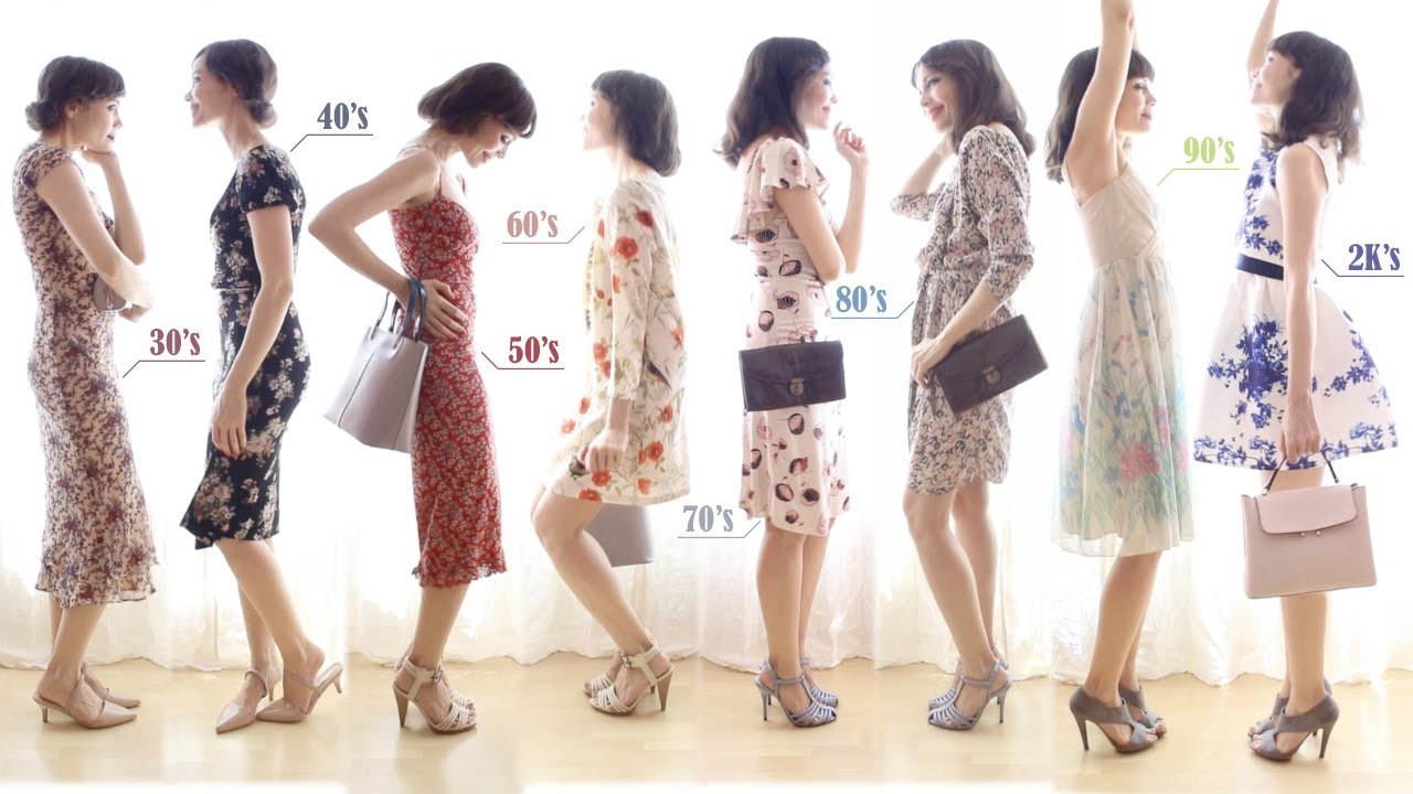 Tendencias de Moda (Vestidos): Un siglo de flores | Fashion Trends (Dresses): The Flower Age