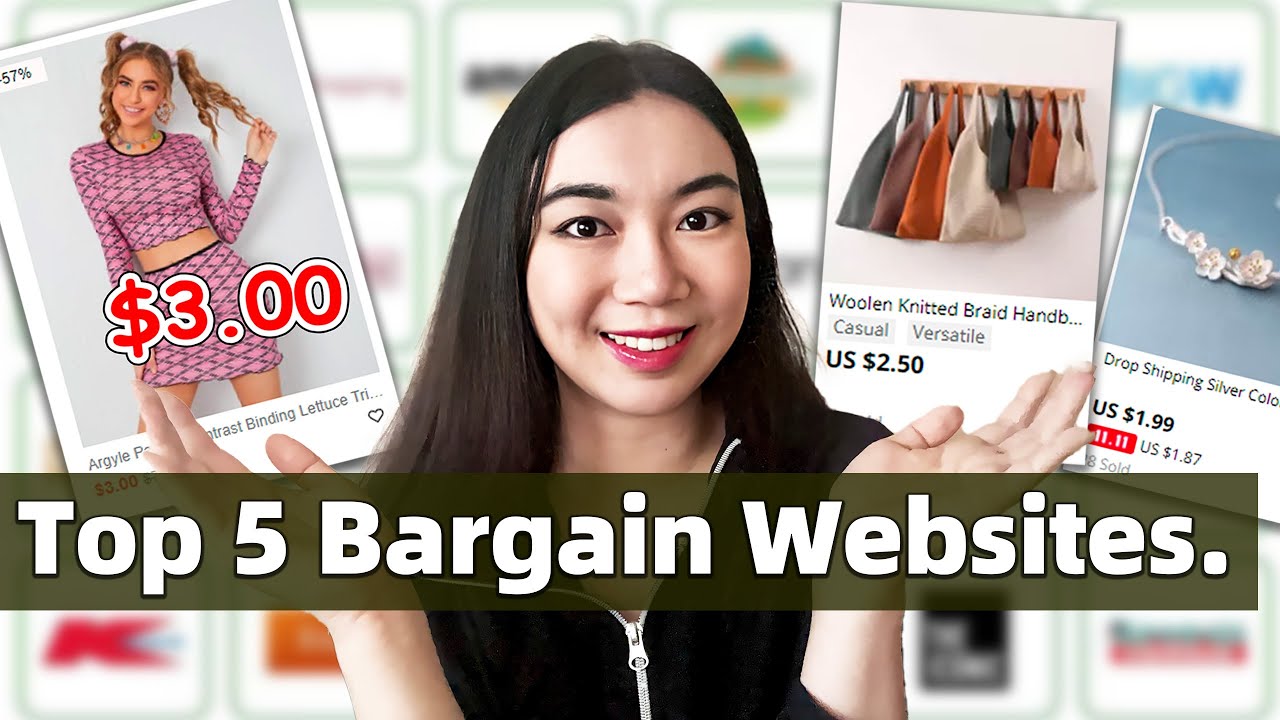 Top 5 Bargain Shopping sites 2021 Aliexpress, Shein, and etc... Coupon Shopping Guide 2022