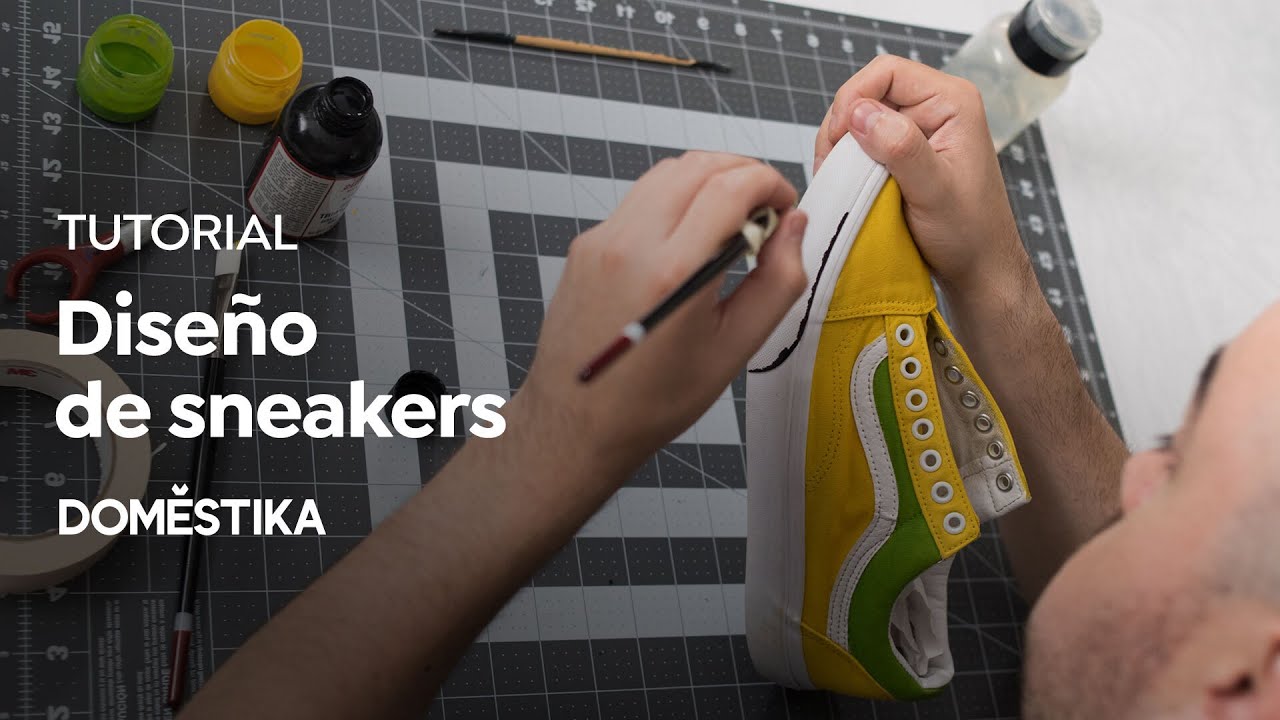 TUTORIAL Diseño de Moda | Tips para customizar tus sneakers | Juan Pablo Bello (MYSNKRS) | Domestika