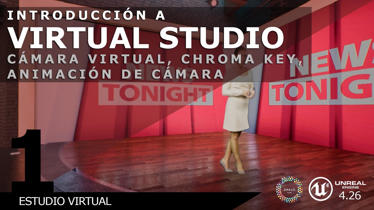 Tutorial UE4: Introducción a Virtual Studio. Cámaras virtuales, chroma key, animación de cámara.
