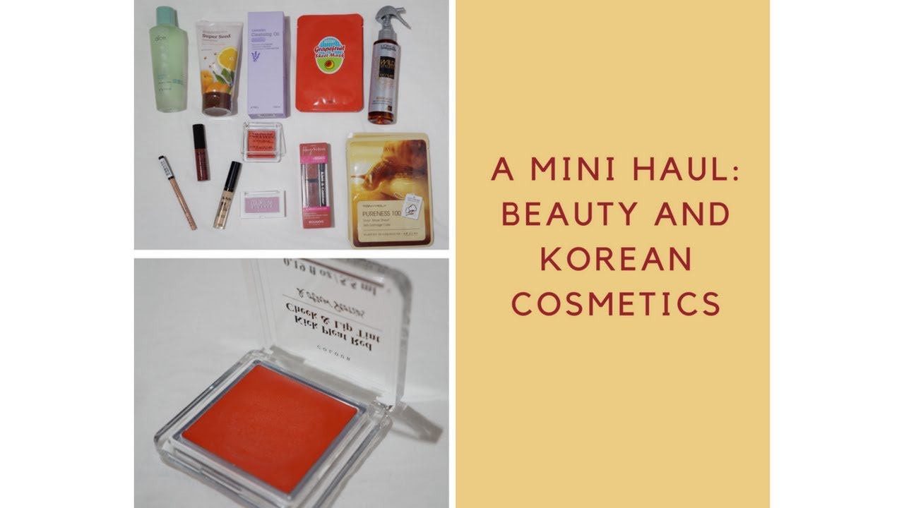 un chill mini haul de belleza y productos coreanos