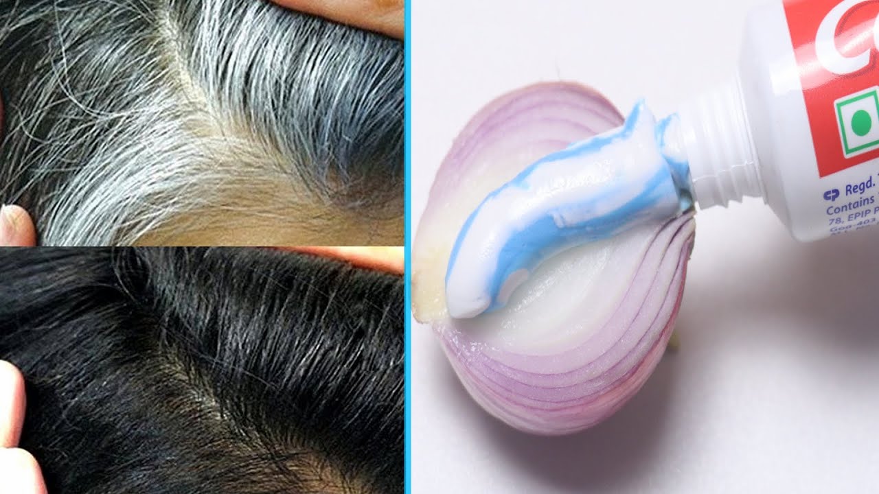 White Hair To Black Hair Naturally in Just 4 Minutes Permanently ! 100% Works !! Pure Beauty Tips