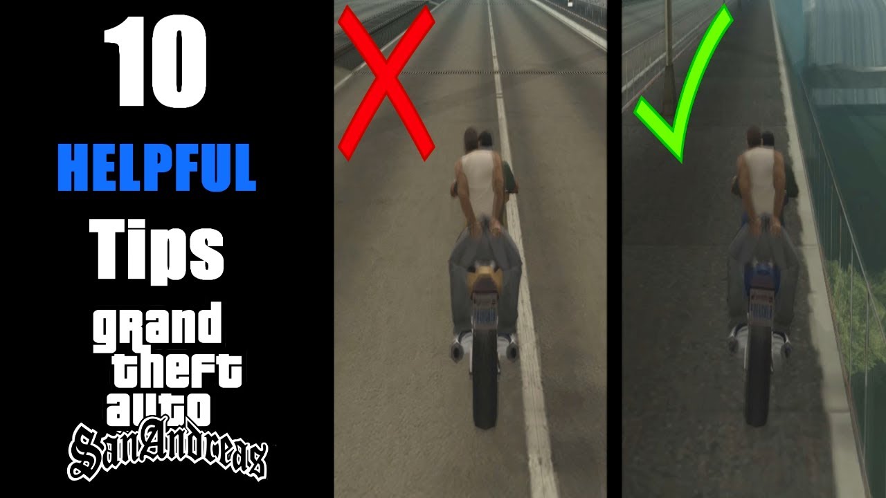 10 TIPS for New Players in GTA San Andreas