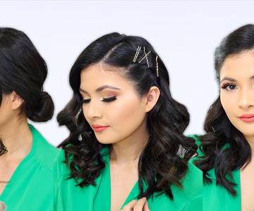 5 peinados fáciles para cara redonda 😊 Paso a paso 2019 🦄 Bessy Dressy