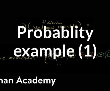 Finding probability example | Probability and Statistics | Khan Academy