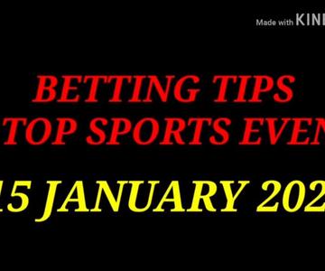 FOOTBALL PREDICTIONS (SOCCER BETTING TIPS) TODAY 15/01/2020