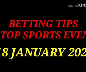 FOOTBALL PREDICTIONS (SOCCER BETTING TIPS) TODAY 18/01/2020