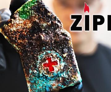 Restauración del encendedor Zippo, reparación de MEDIC de la guerra de Vietnam - Ba Ria 72-73