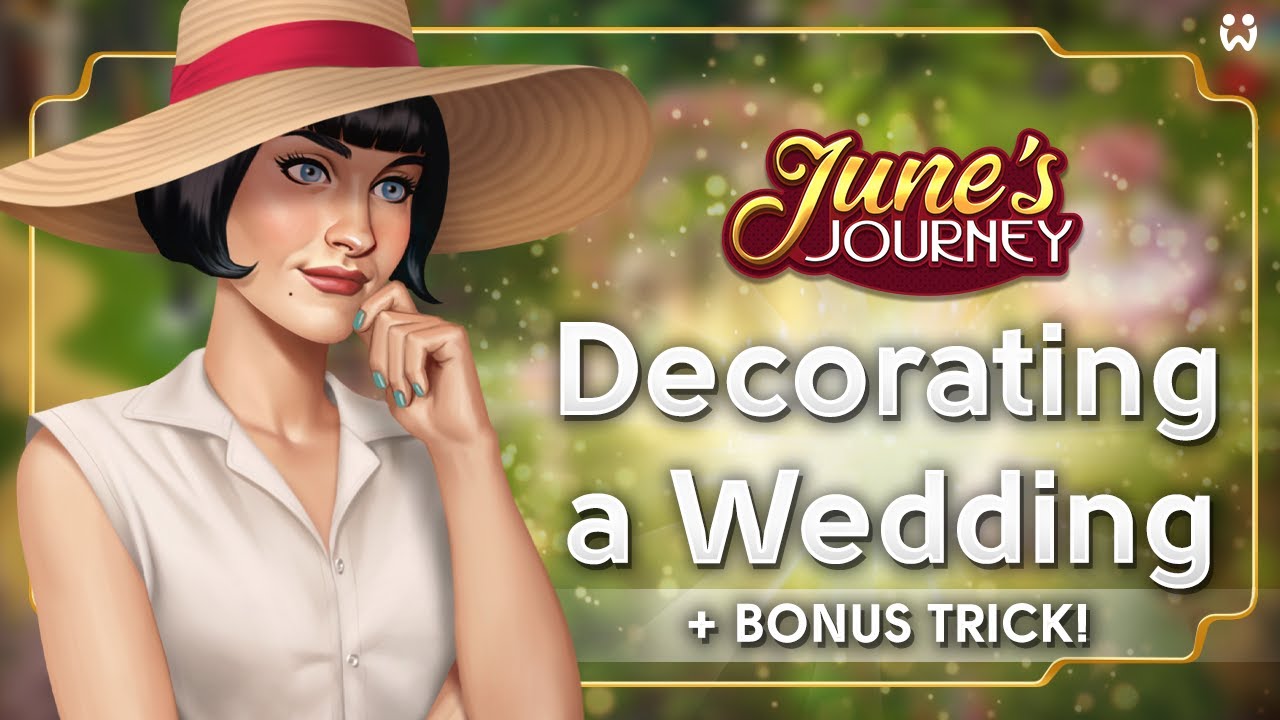 Decorating a Wedding Scene in June's Journey + a SECRET TIP on how to make Rapids!