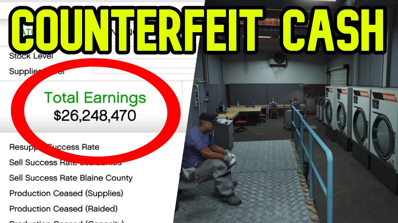 Gta 5 Counterfeit Cash Business Solo Guide - Selling Counterfeit Cash Solo