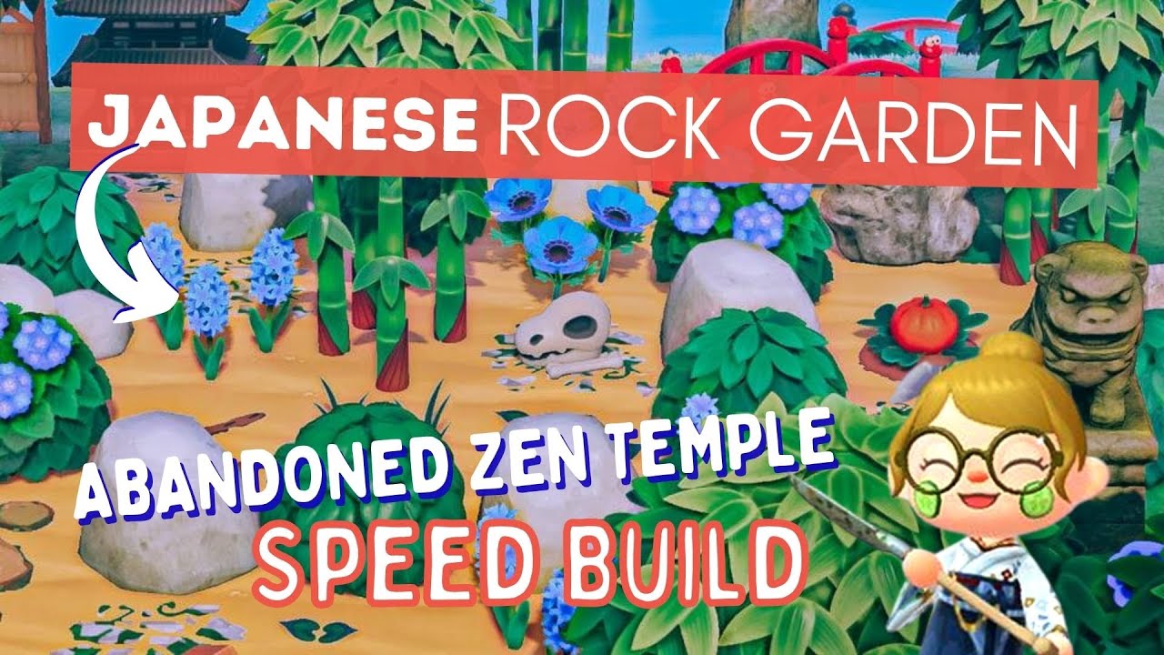 Japanese Zen Rock Garden Speed Build 🎋 + Tutoriel Rock Garden Île