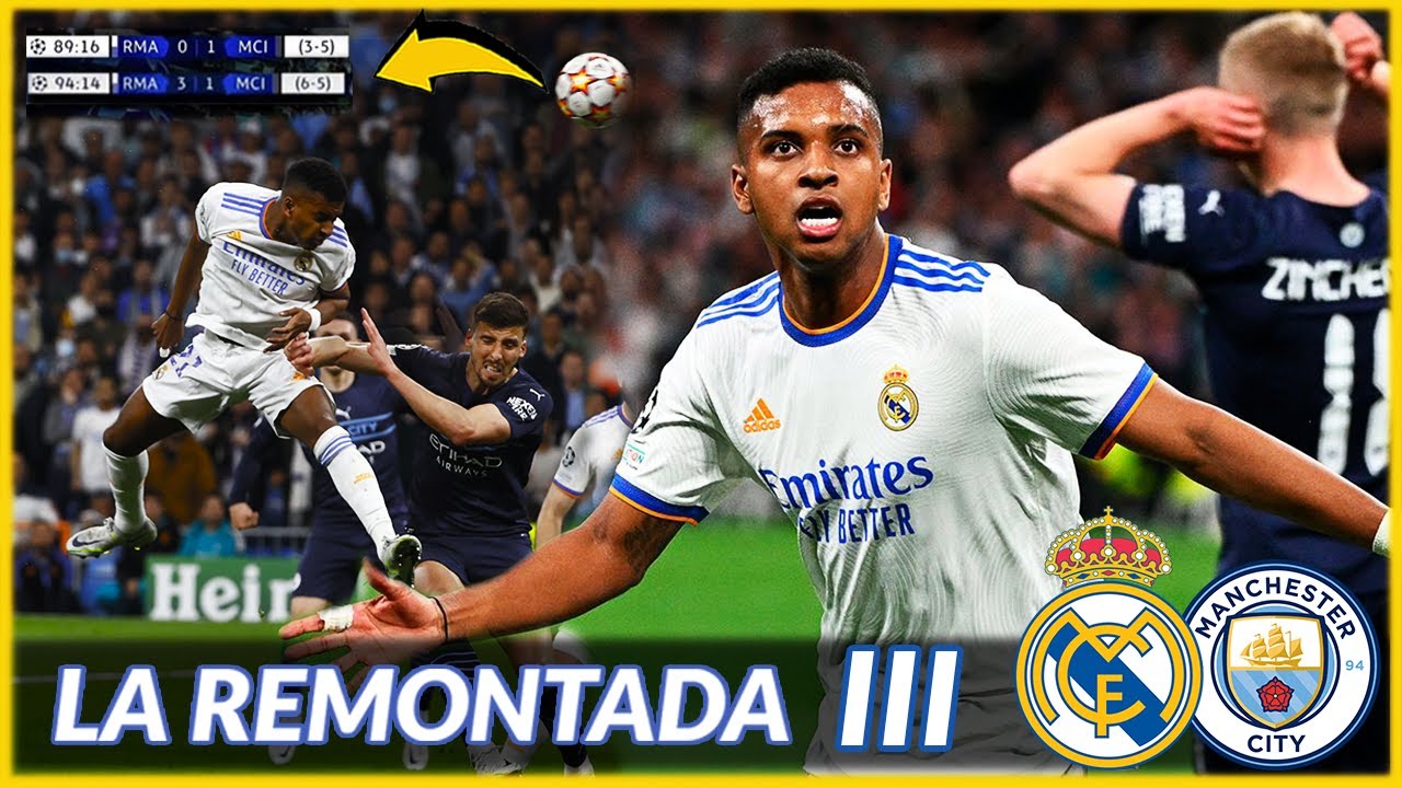 🔵⚪ La HISTÓRICA REMONTADA del REAL MADRID vs MANCHESTER CITY (6-5) 🏆 Semifinales UCL 2021-2022