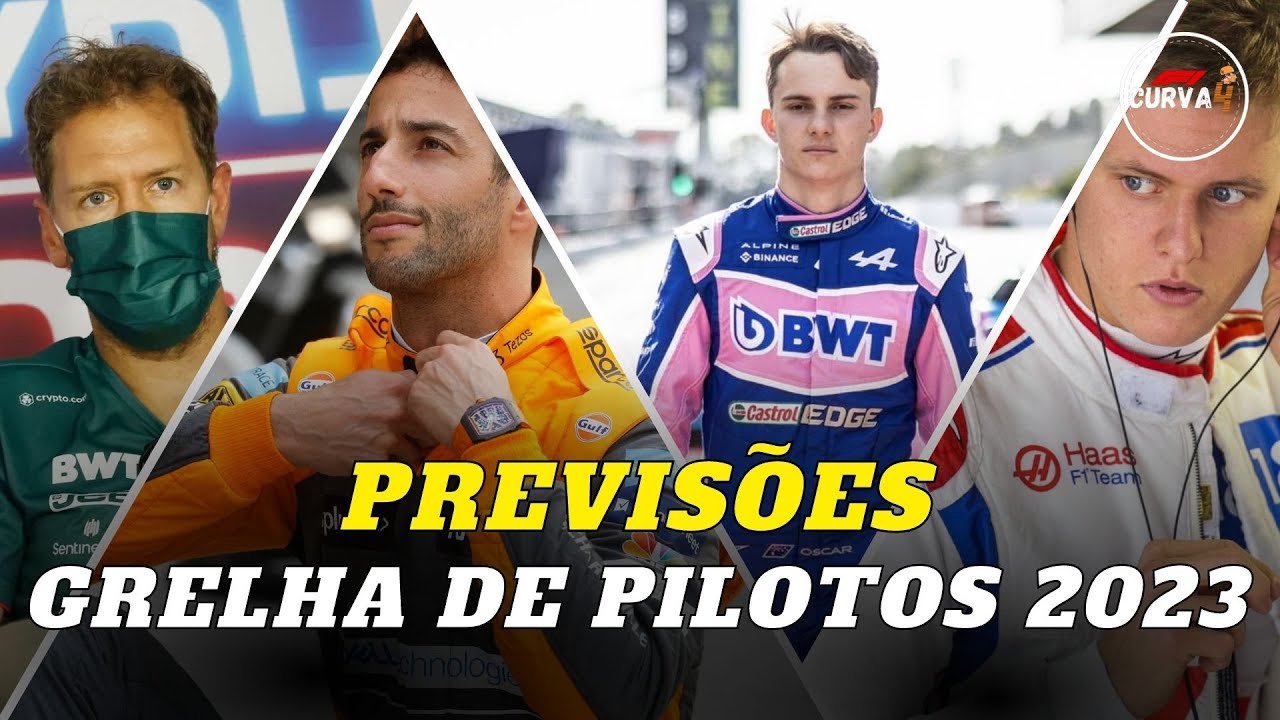 Previsões da Grelha de Pilotos 2023 - F1 2023 DRIVER LINEUP PREDICTIONS