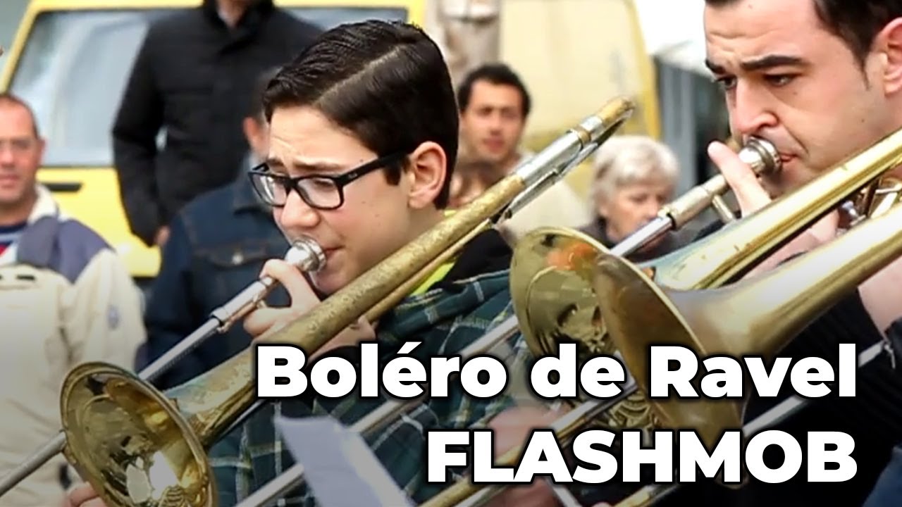 RAVEL'S BOLERO, incroyable FLASHMOB! (Espagne)