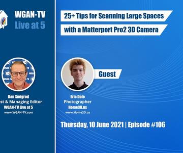 106-WGA-TV | 9 conseils pour numériser de grands espaces avec une caméra 3D #Matterport Pro2