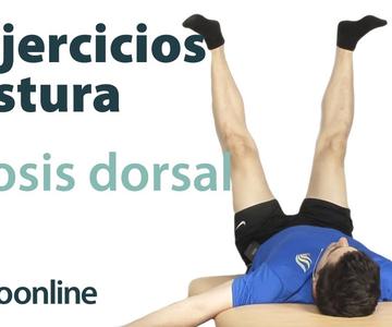 4 ejercicios para la cifosis dorsal y la postura corporal
