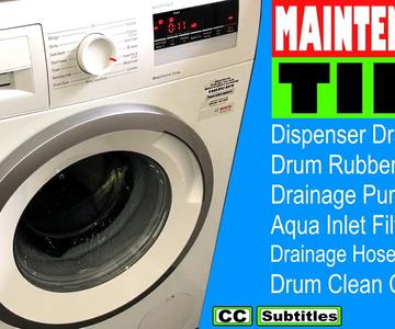 Bosch Washing Machine Maintenance Tips for Maximum Efficiency Serie 4 VarioPerfect