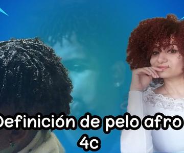 Cómo definir un pelo afro textura 4c? #afrohair #pelorizado #textura4c