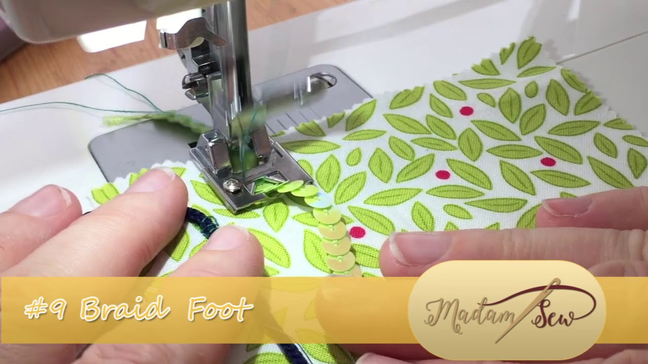 Braid Foot (9) Tutorial for Madamsew's Ultimate Presser Foot Set