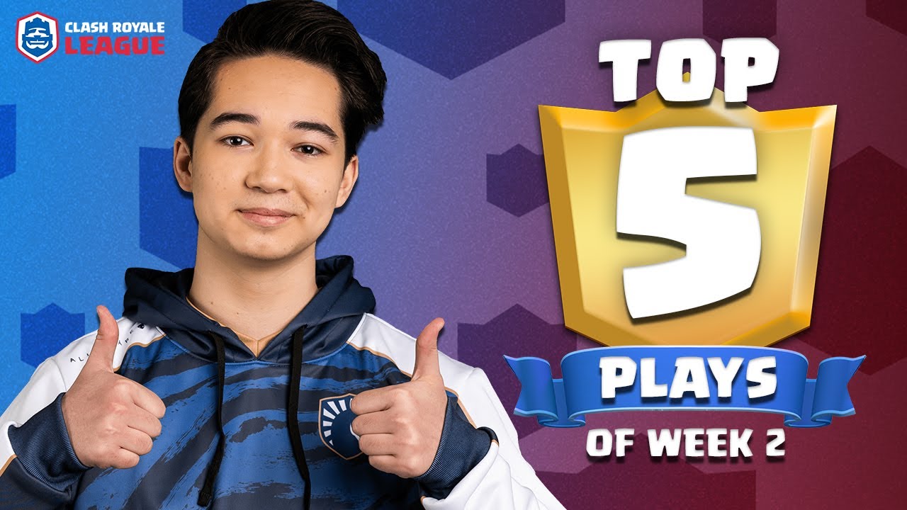 Clash Royale League: Top 5 Plays of Week 2! (CRL West 2020 Spring)
