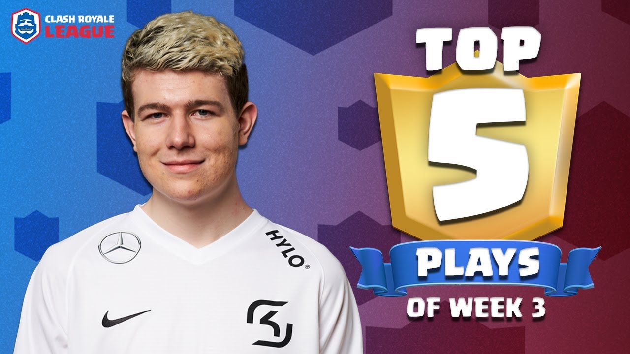 Clash Royale League: Top 5 Plays of Week 3! (CRL West 2020 Spring