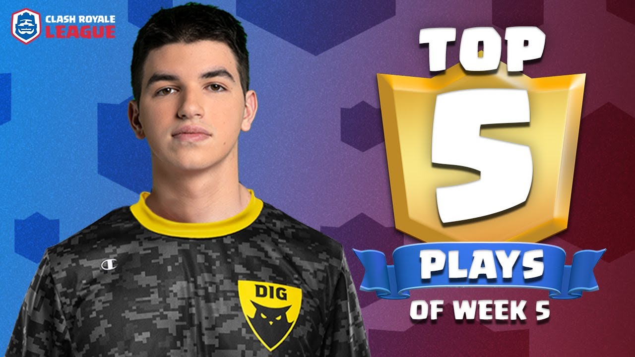 Clash Royale League: Top 5 Plays of Week 5! (CRL West 2020 Spring)