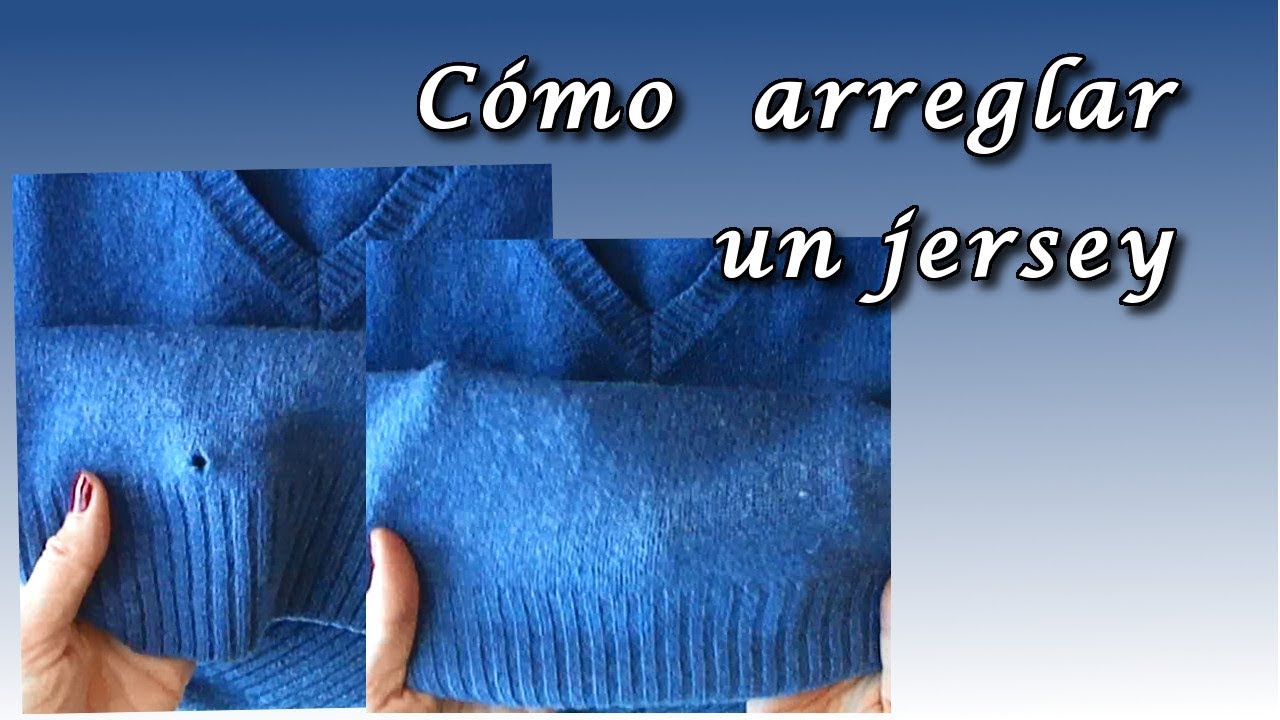 Cómo arreglar un roto de un jersey. How to Repair a Hole in a TShirt