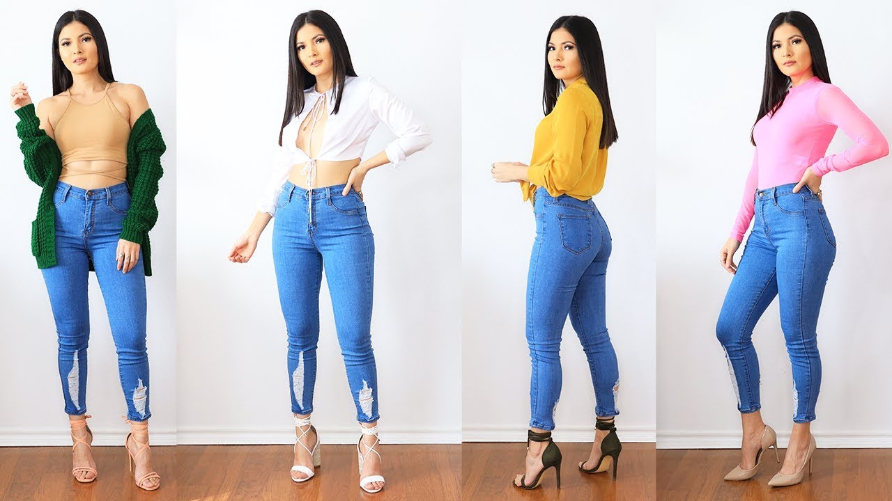 Como Combinar Un Pantalon 👖 6 Outfits Casuales Con Jeans 🦄 Bessy Dressy