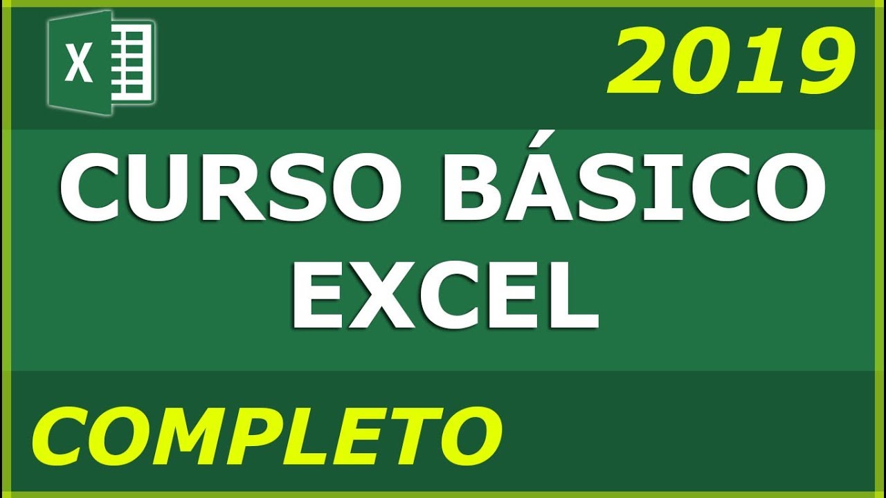 CURSO BÁSICO DE EXCEL - COMPLETO 2020
