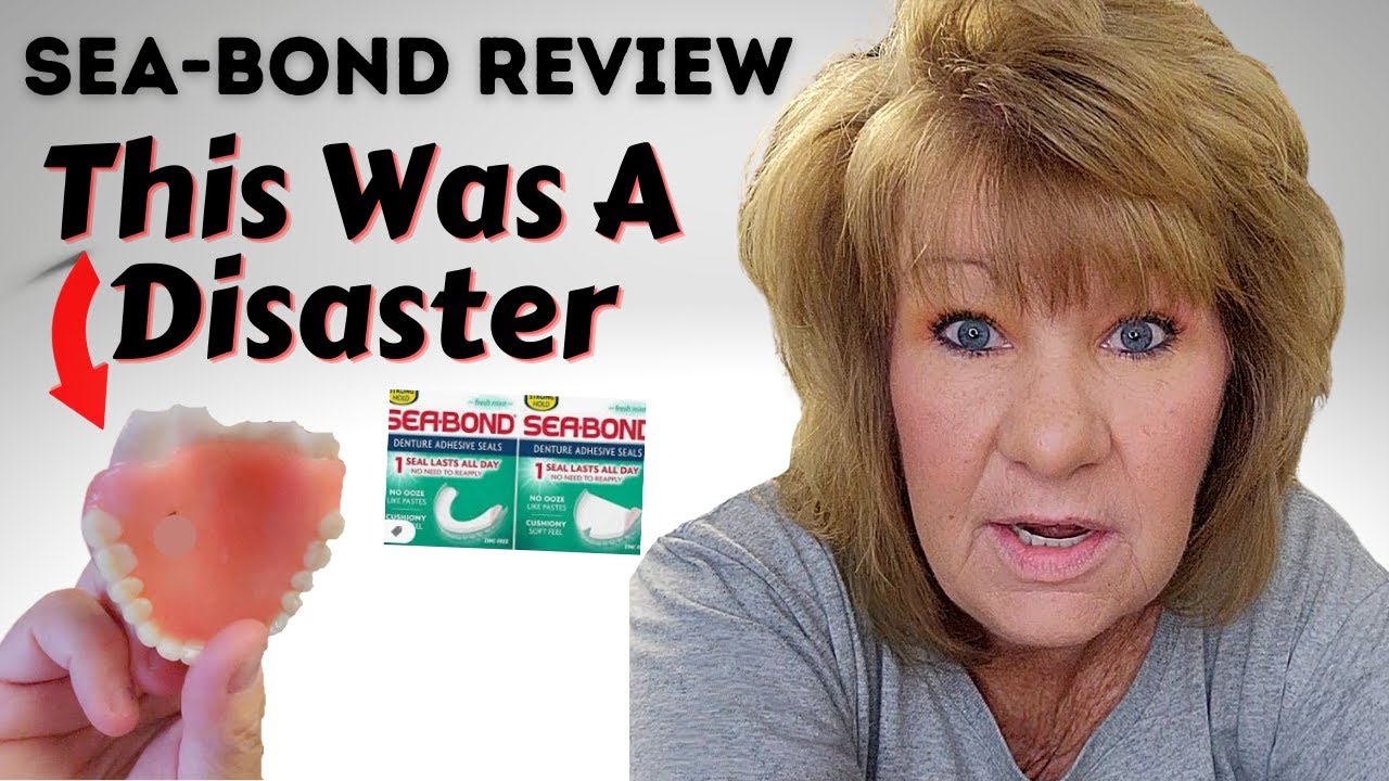 How To Use SeaBond Denture Adhesive Seals / Review SeaBond Deture