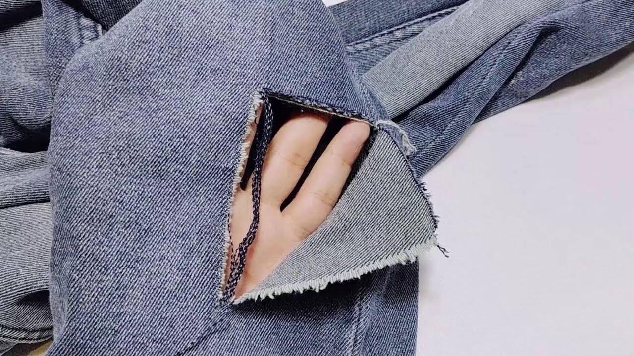 Réparer un gros trou dans un jean / Meilleurs conseils de couture pour protéger votre jean