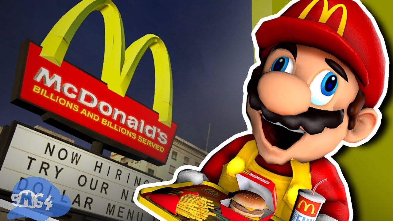 SMG4: Mario travaille au Mcdonalds