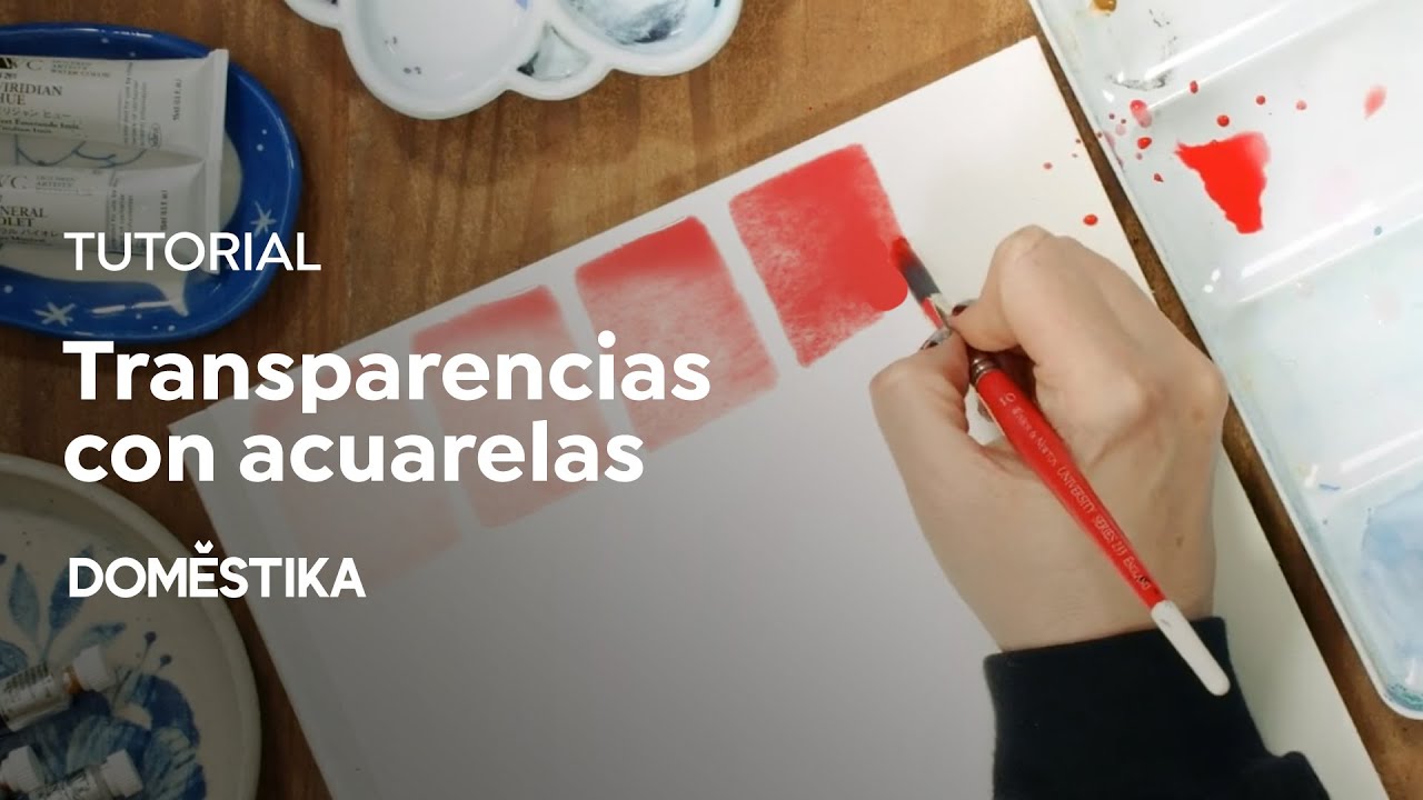 TIP Acuarela: Cómo hacer Transparencias con Acuarelas | Ana Victoria Calderón | Domestika