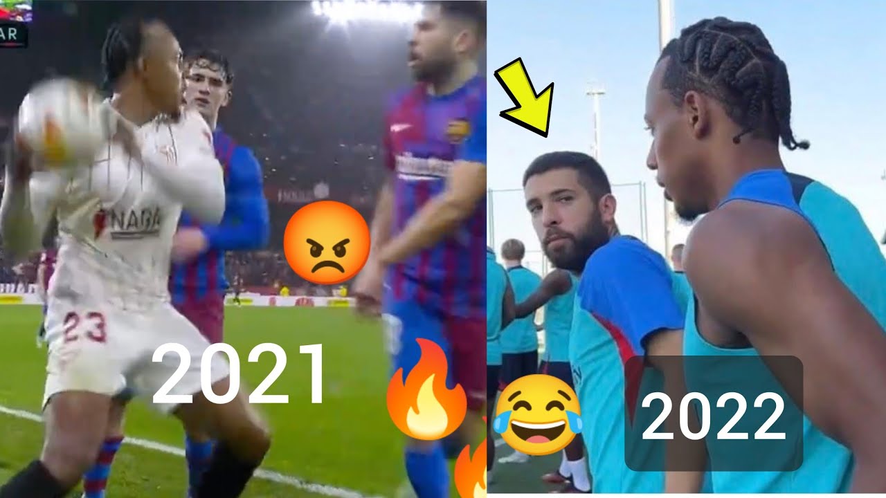 🔥 Unexpected 😂, see what Alba did to Kounde after expected revenge at first Barcelona training