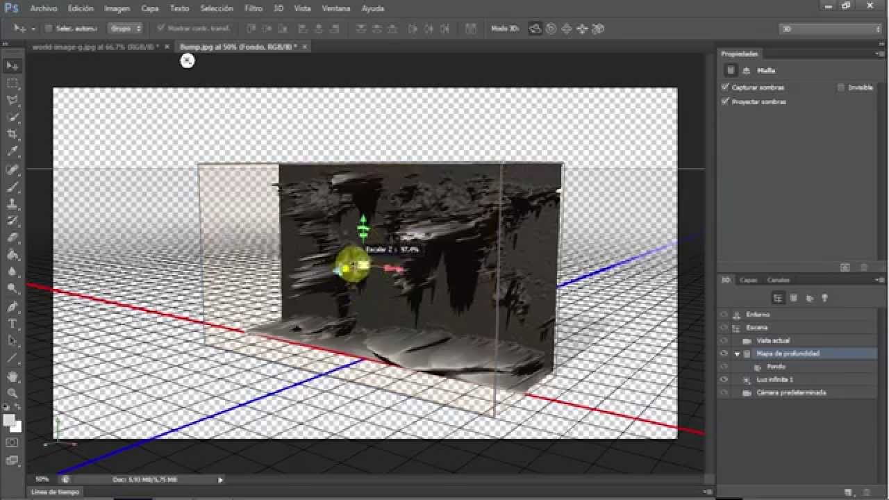01 - Curso Photoshop 3D - Introducción, Navegación y Creación de Modelos a Partir de Capas
