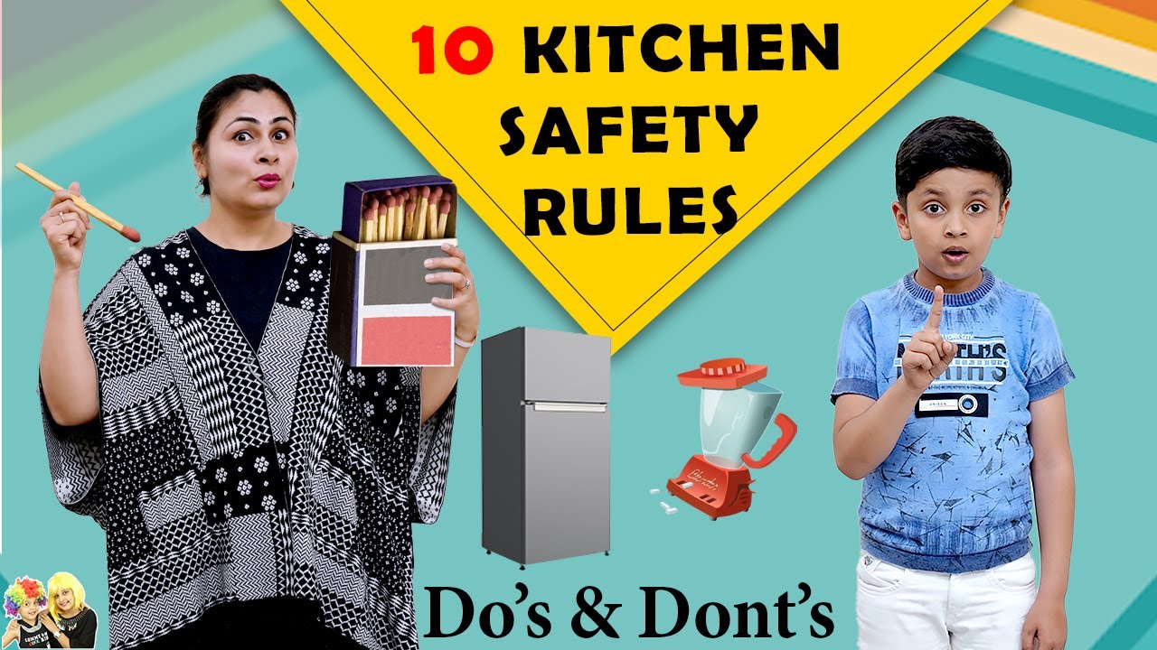 10 règles de sécurité en cuisine | À faire et à ne pas faire | Spectacle Aayu et Pihu