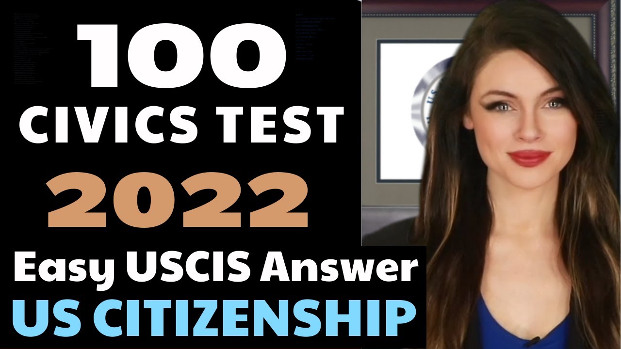 2022 USCIS Official 100 Civics Test Questions \u0026 Answers | US Citizenship (One Easy Answer) Random