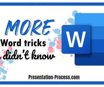 5 More Microsoft Word Tricks You Didn't know