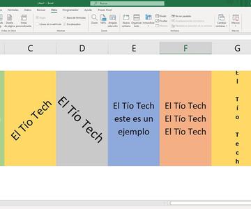 Como alinear el texto en Excel (Vertical, horizontal y con ángulo)