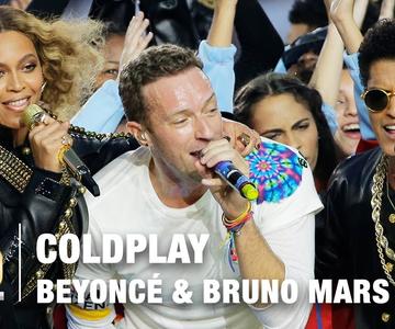 FULL Pepsi Super Bowl 50 de Coldplay feat. Beyoncé et Bruno Mars! | NFL