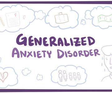 Generalized anxiety disorder (GAD) - causes, symptoms \u0026 treatment