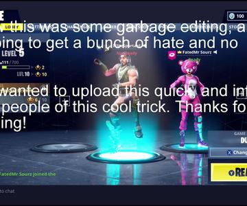 HOW TO DO EMOTES IN THE LOADING SCREEN OF FORTNITE!